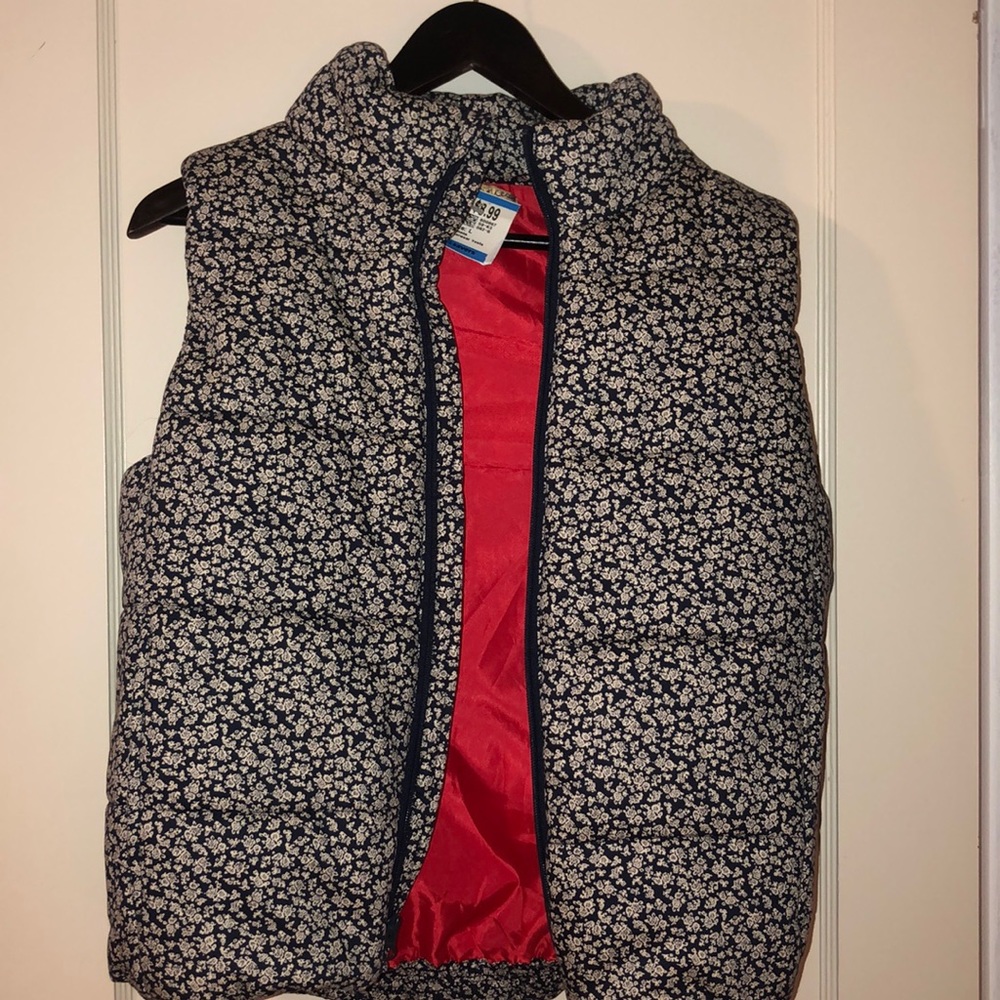 vintage flower vest